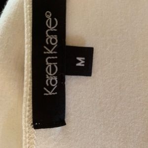 Ivory Plunging Neckline Top